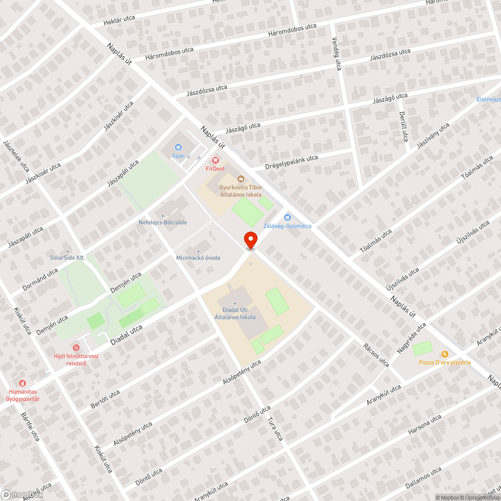 Lyukas fedlap bejelentés helye