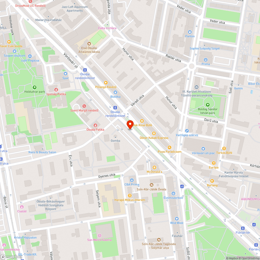 Elhagyott autók bejelentés helye