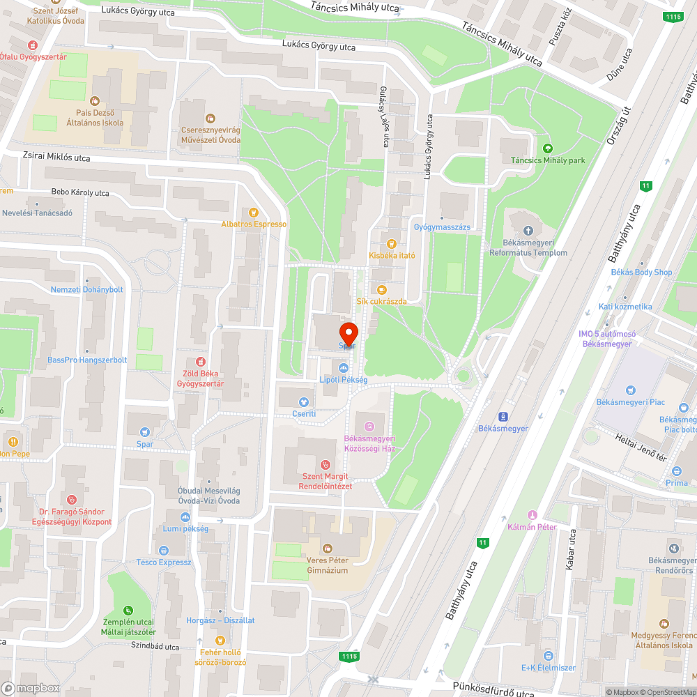 Elromlott közkút (ivókút) bejelentés helye