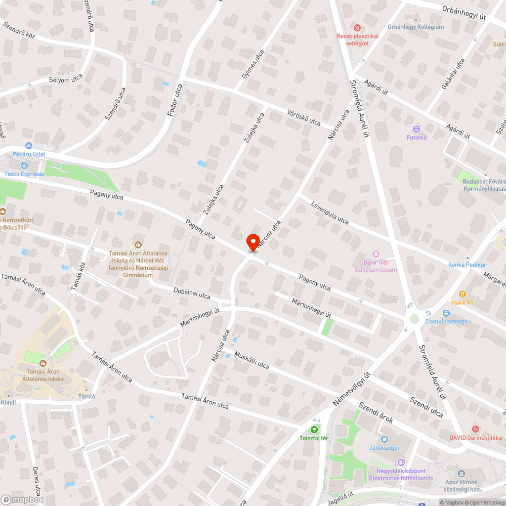 Hiányzó tábla bejelentés helye