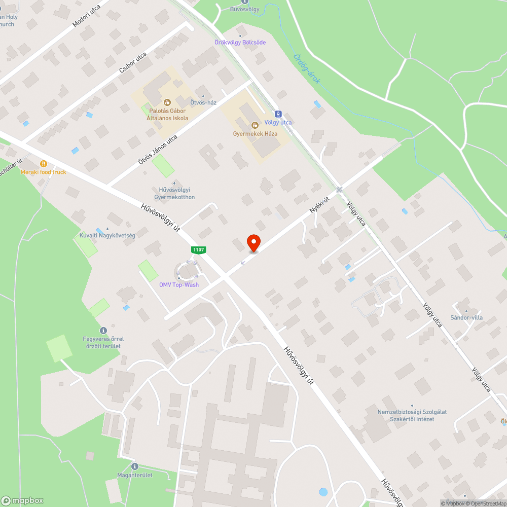 Kidőlt fa bejelentés helye