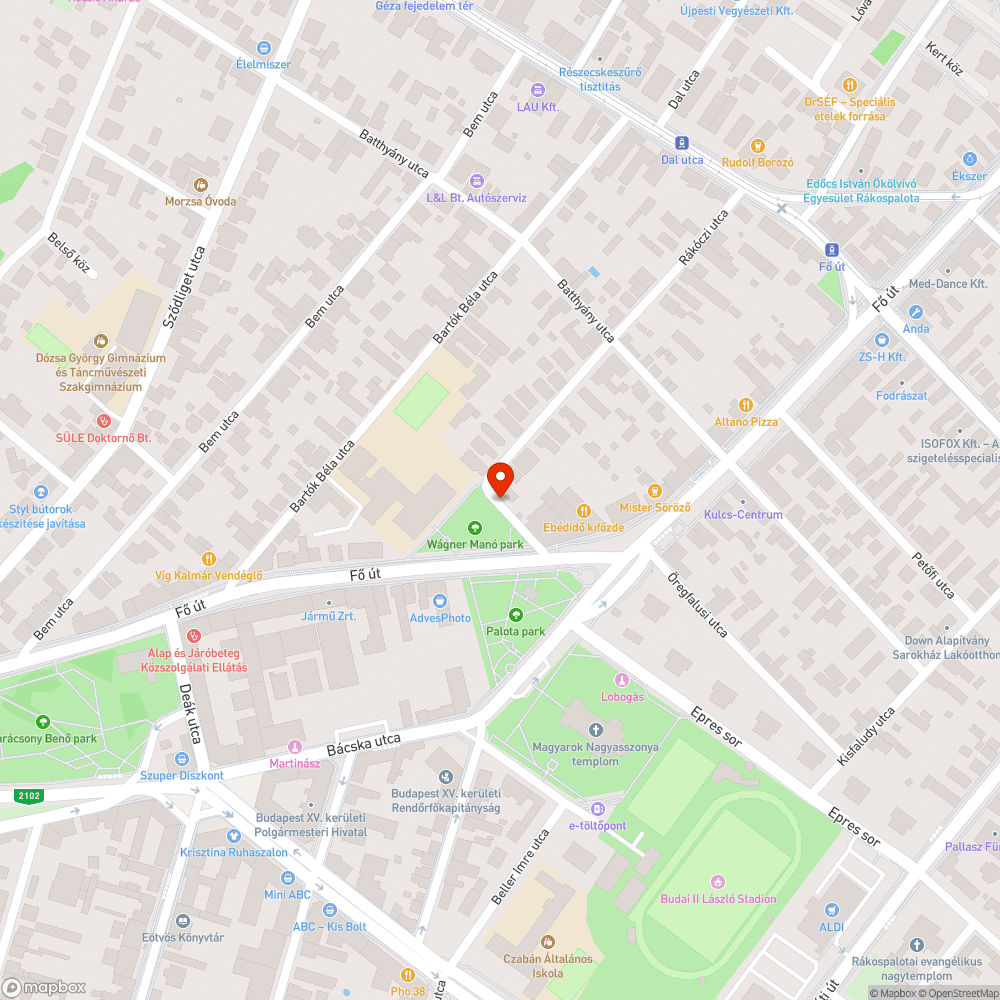 Kidűlt bejelentés helye