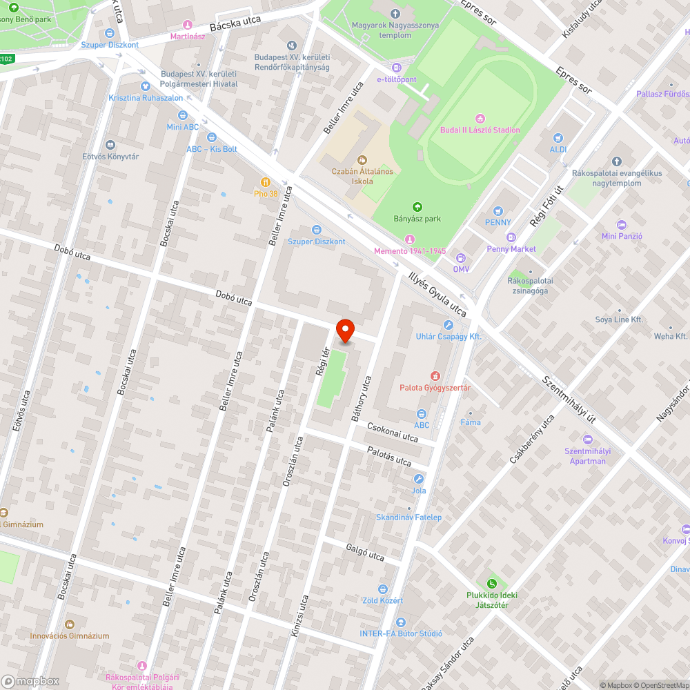 Elhagyott járművek, parkolási nehézség bejelentés helye