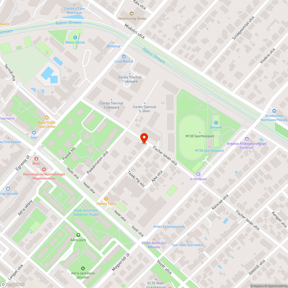 Almádi utcai autótemető bejelentés helye