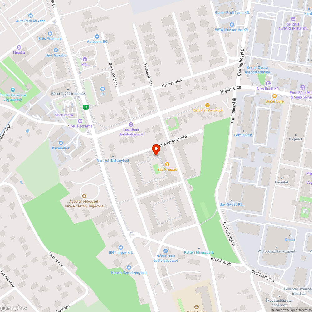 Letört fa bejelentés helye