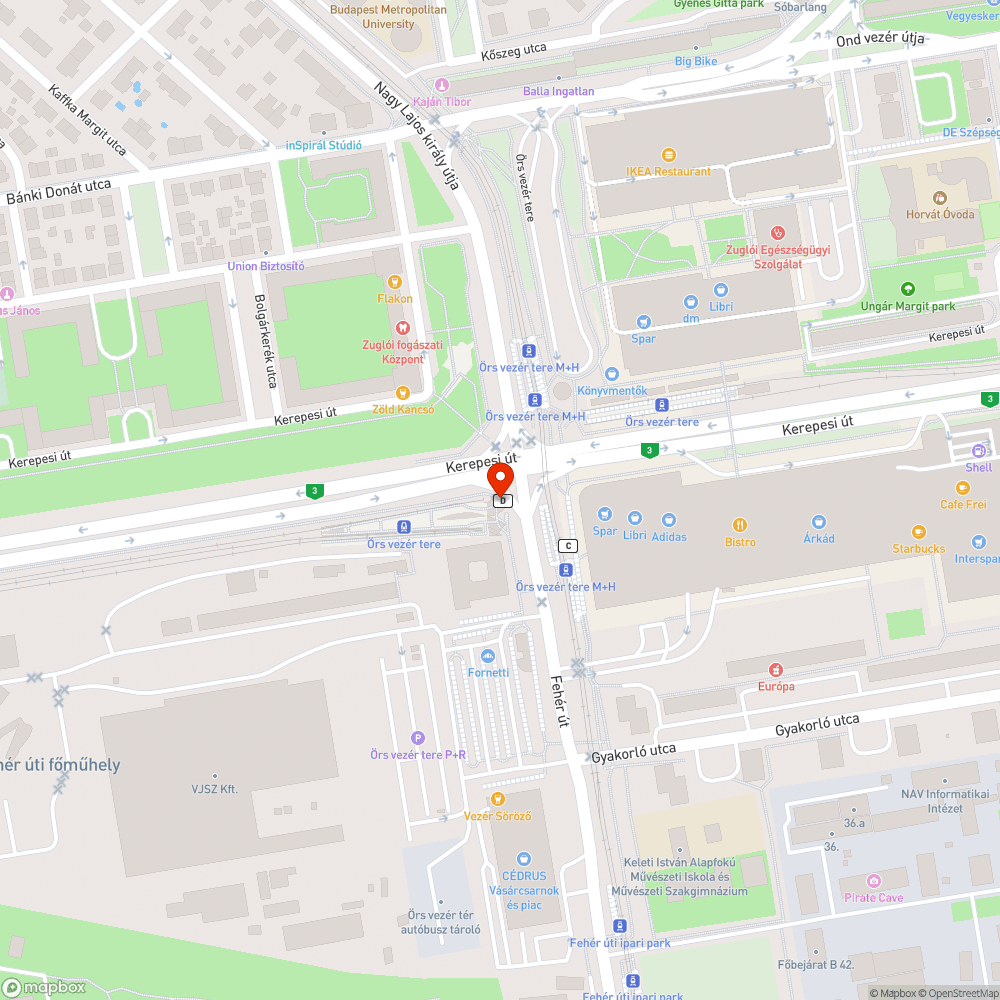 Aluljáróban büdös víz bejelentés helye