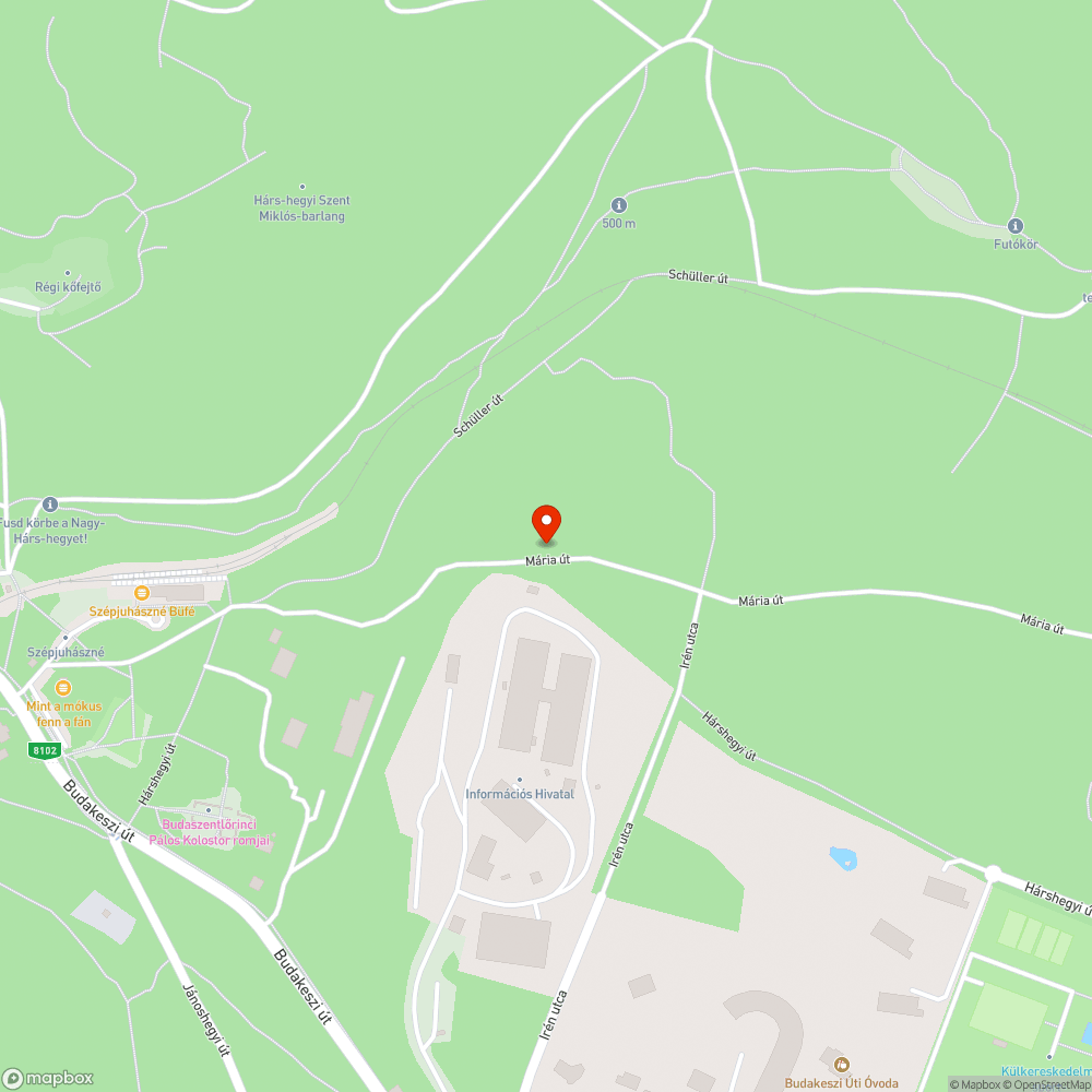 Kidőlt fa bejelentés helye