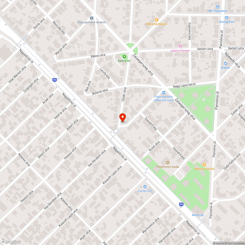 Hosszú ideje parkoló lakókocsi – beláthatatlan kereszteződés bejelentés helye