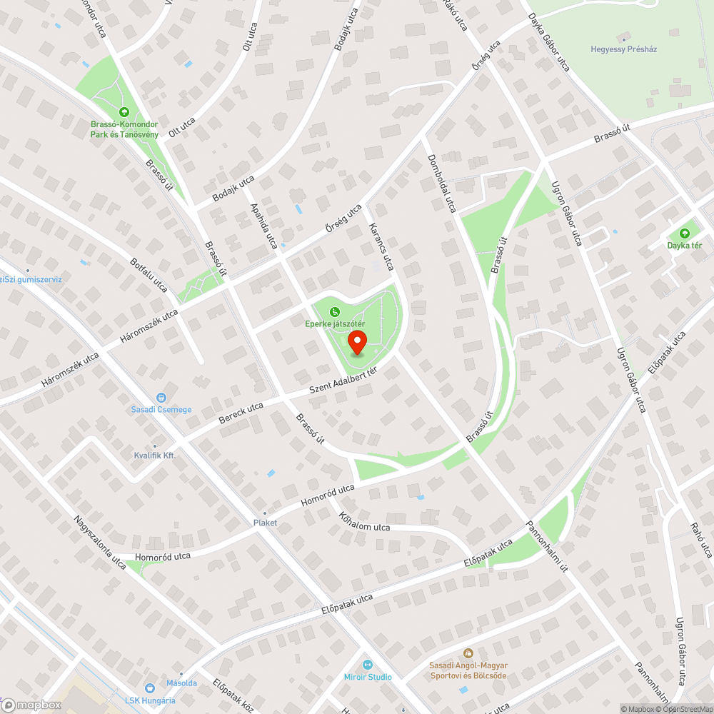 Sérült rekortán futópálya bejelentés helye