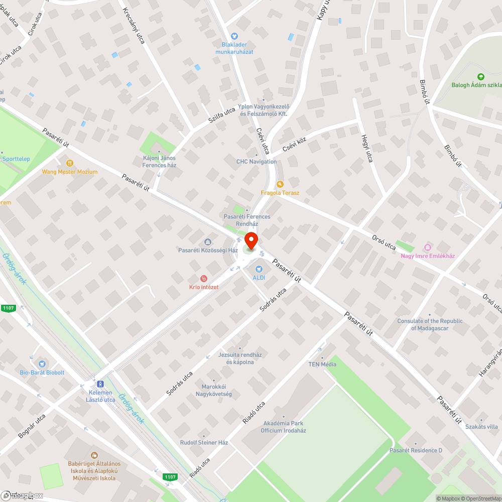 Pasaréti téren tele a kupakgyűjtő bejelentés helye