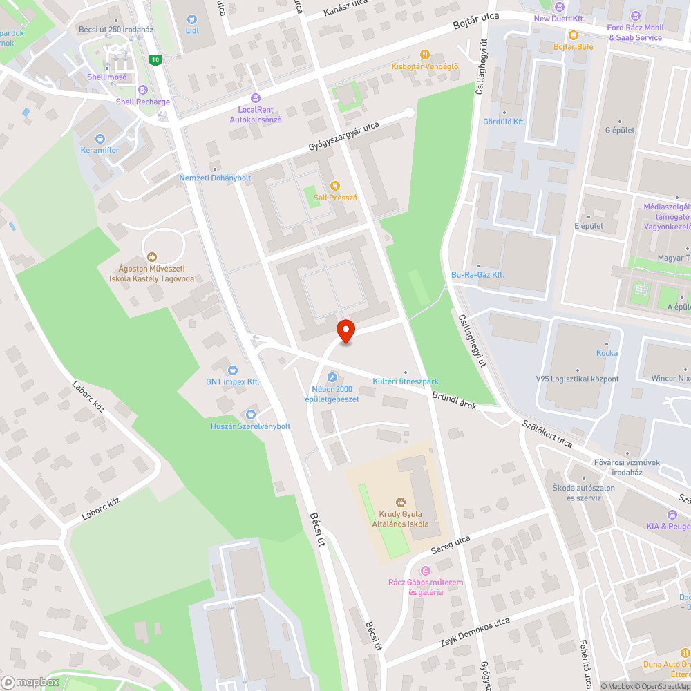 Letört ágak bejelentés helye