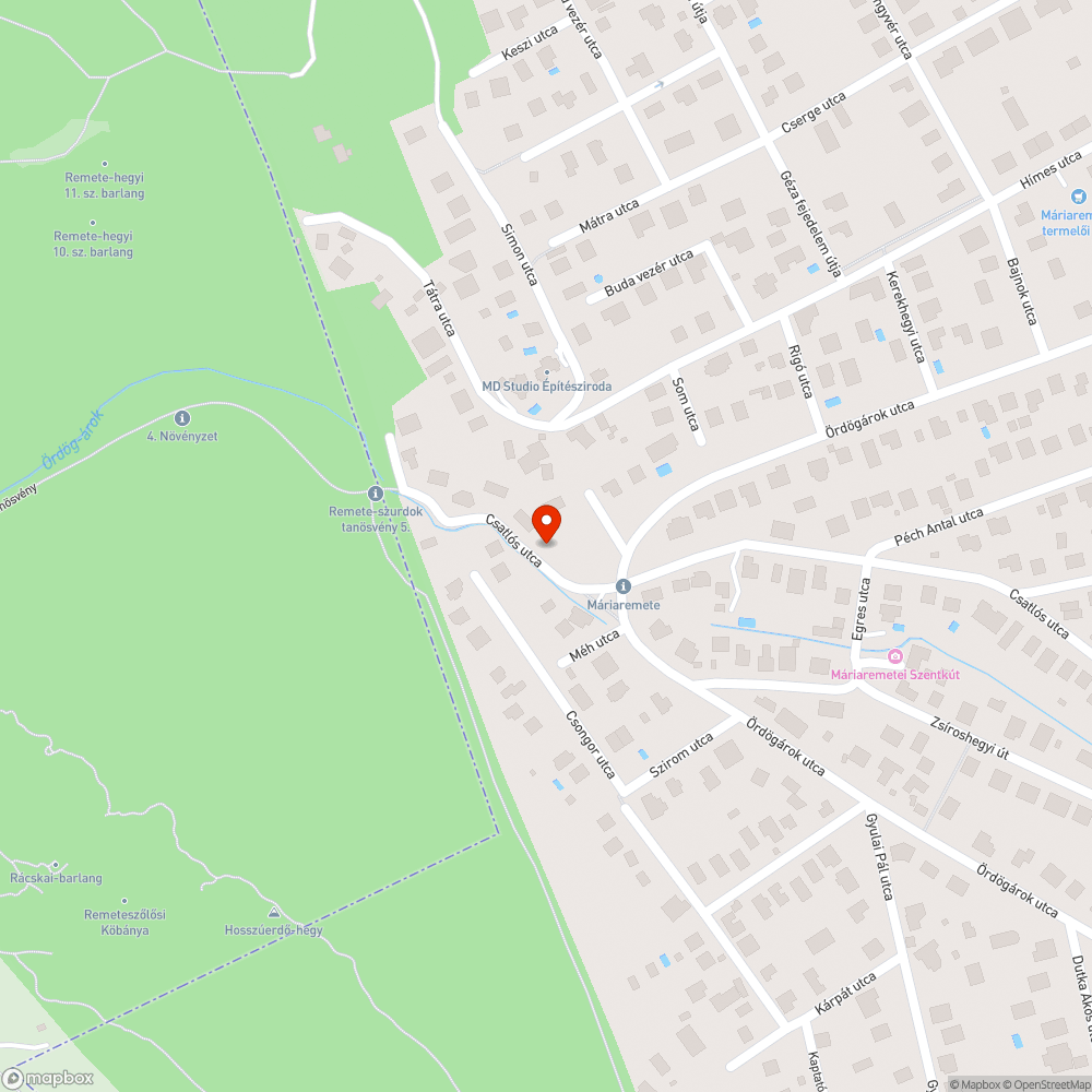 Vezetékre dőlt fa bejelentés helye