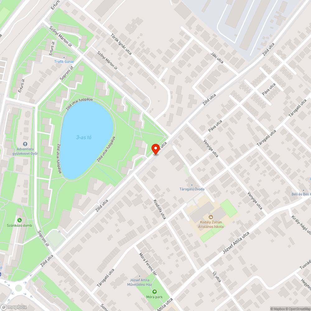 Sérült vagy veszélyes buszmegálló bejelentés helye