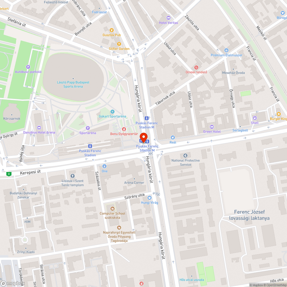 Billegő, kilazult közlekedési lámpa bejelentés helye