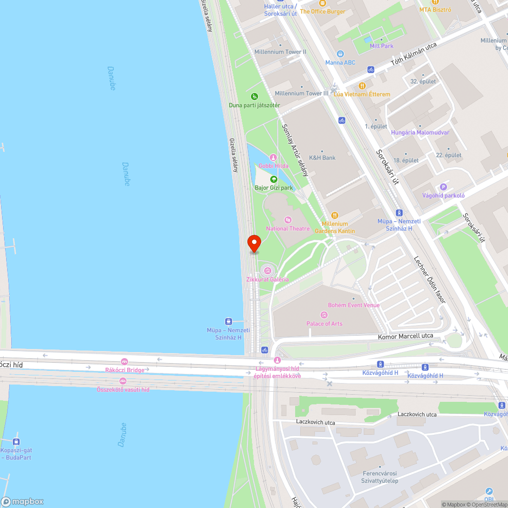 Összefirkált BKV közmű bejelentés helye