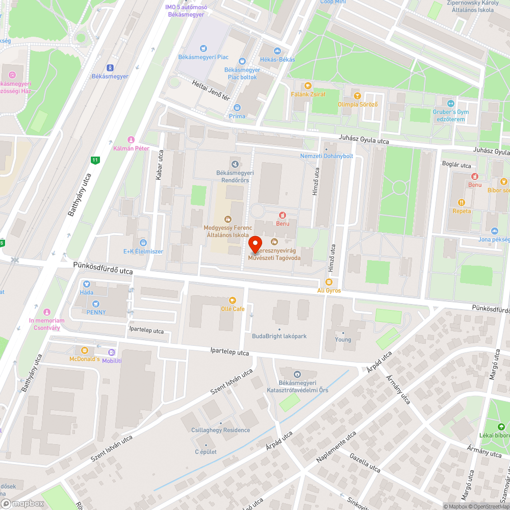 Halott fa bejelentés helye