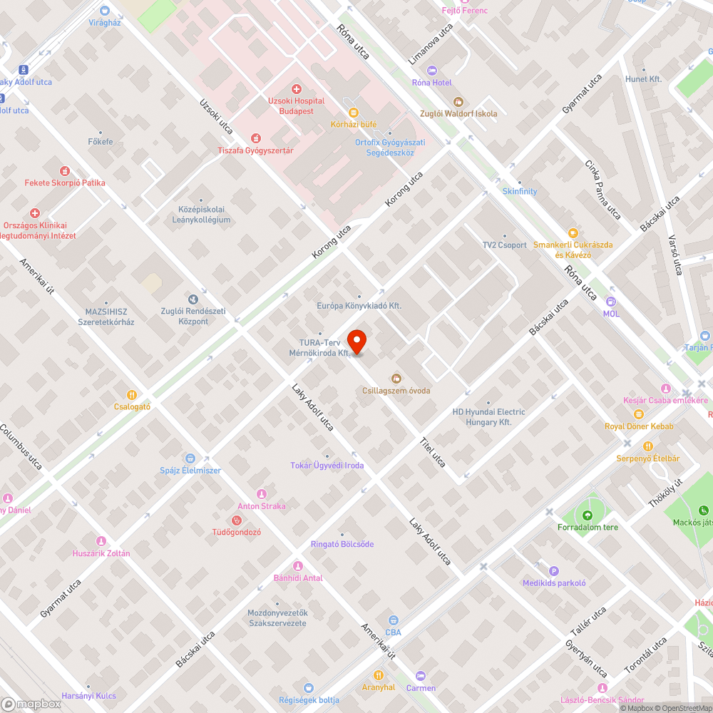 Roncs bejelentés helye