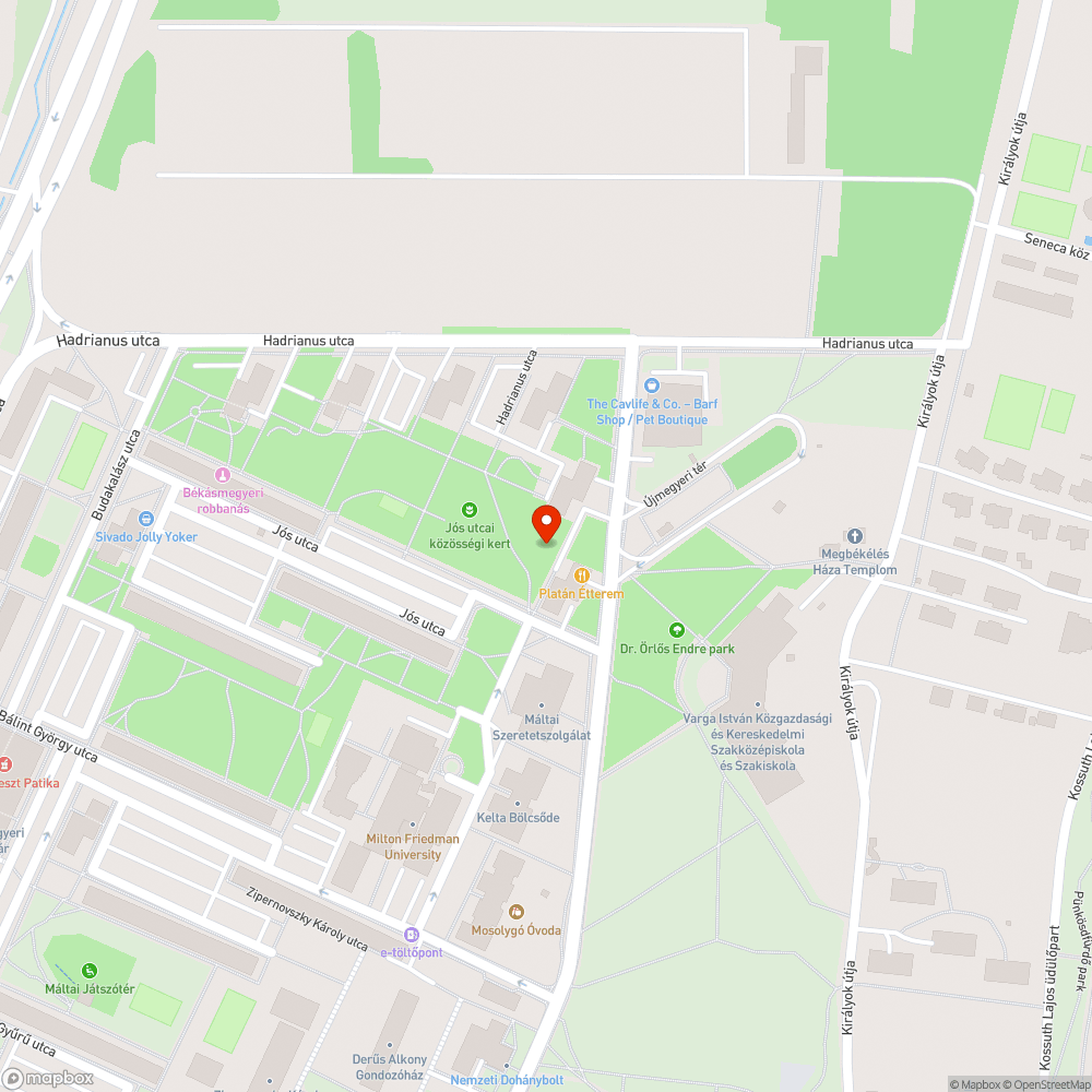 Leszakadt faágak bejelentés helye