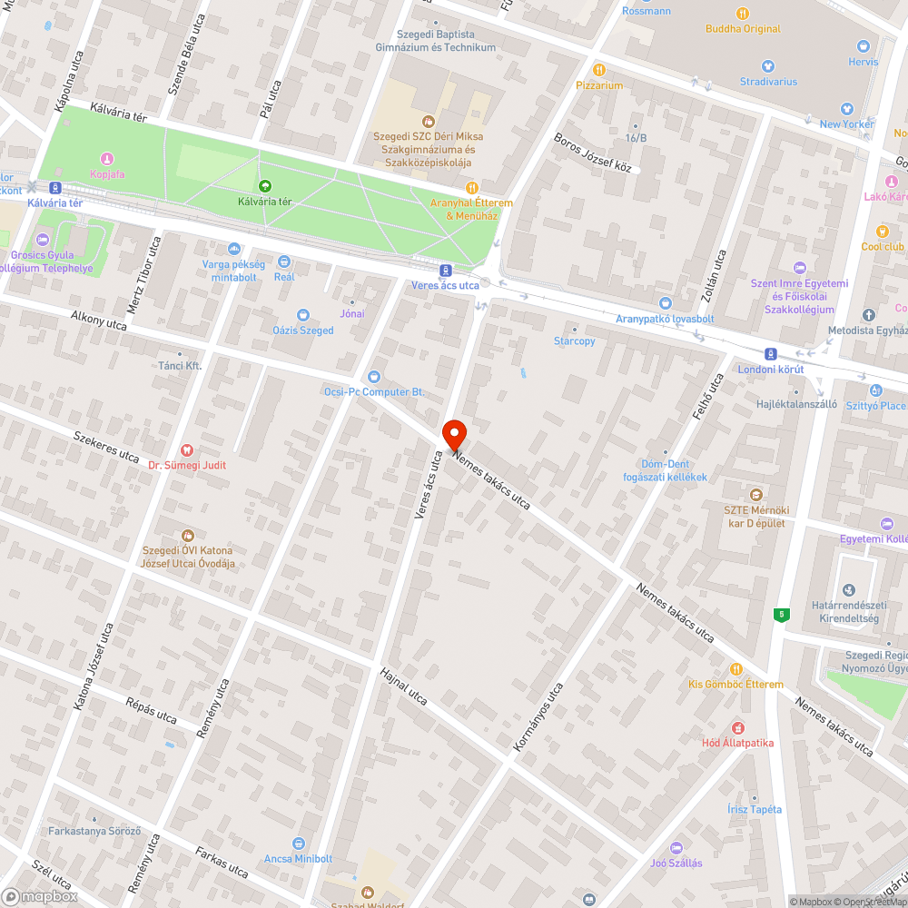 Nemes Takács utca szétbontott autó v2 bejelentés helye