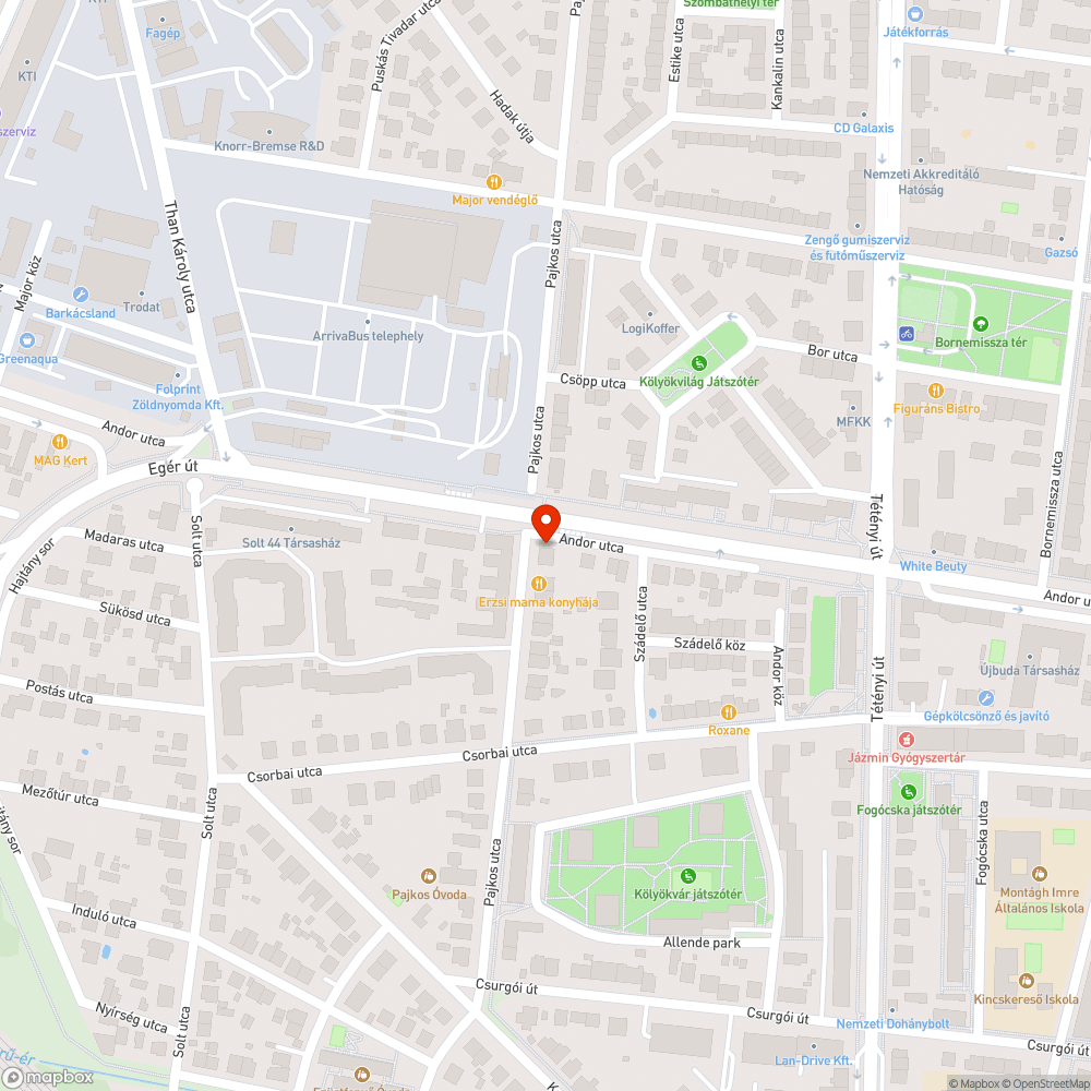 Szemét bejelentés helye