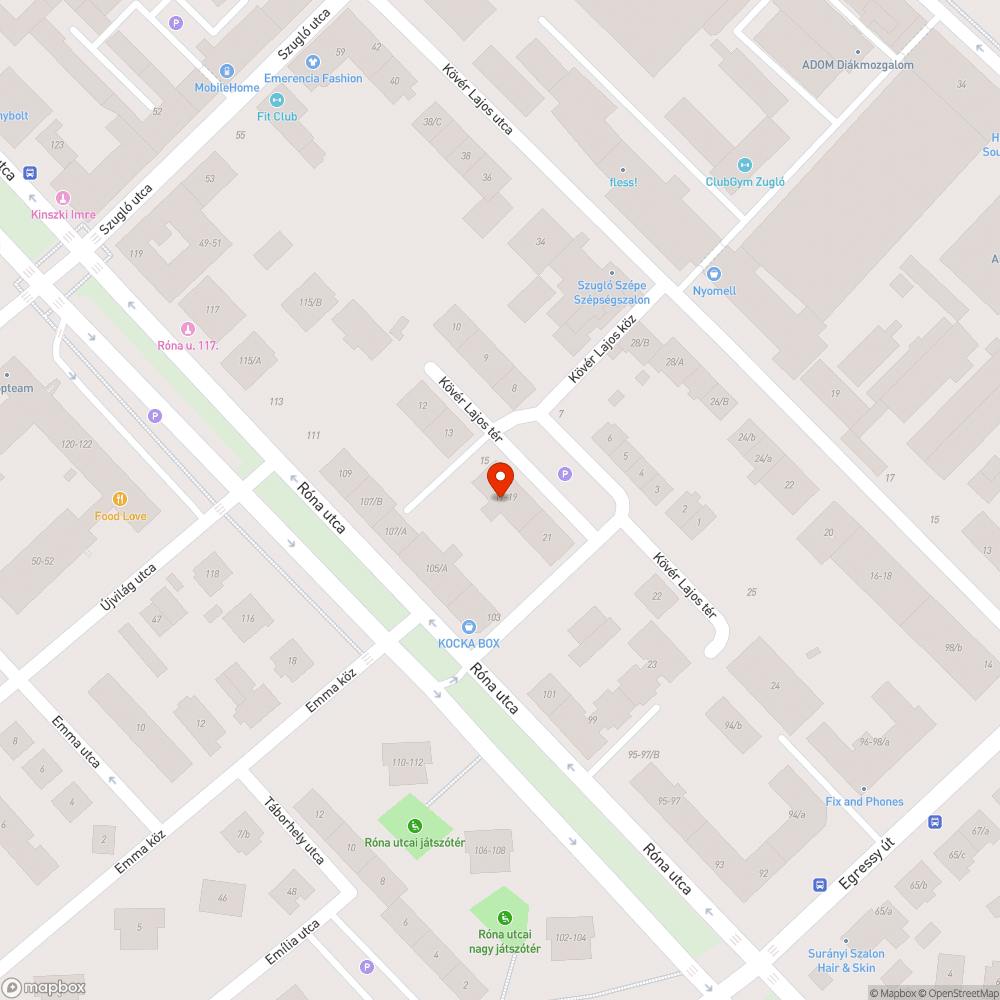 Kövér Lajos tér elhanyagoltsága bejelentés helye