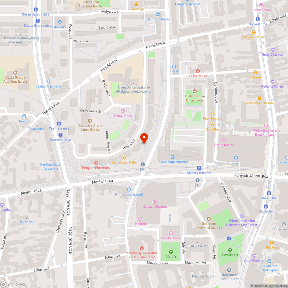 Hibás lámpafej bejelentés helye