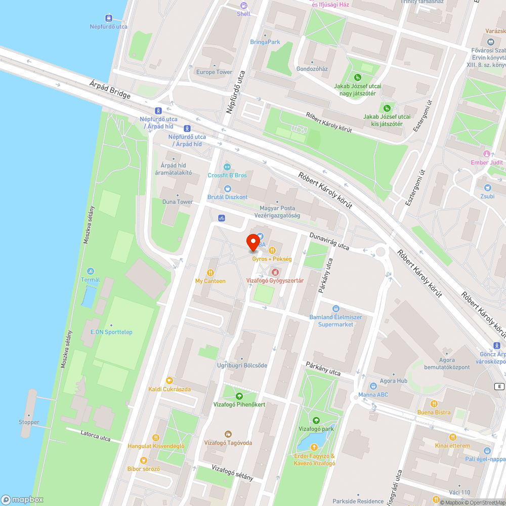 Eltört, tönkrement utcai pad bejelentés helye