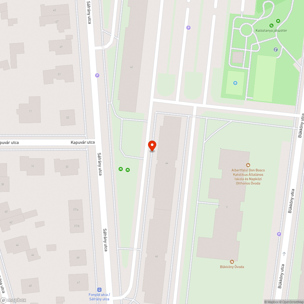 Visszatérő járdán parkolás bejelentés helye