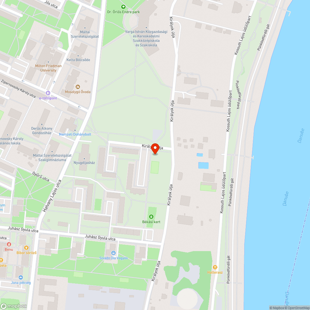 Kiszáradt veszélyes fa bejelentés helye