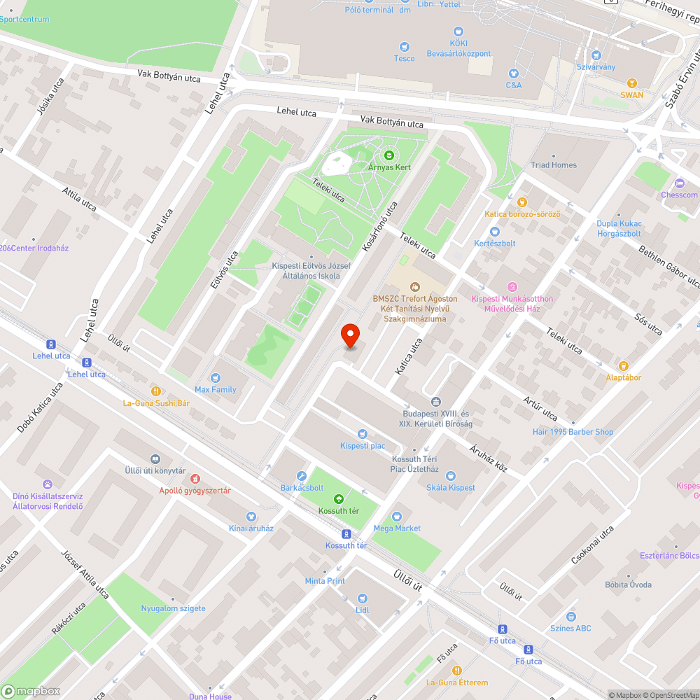 Emberi ürülék a parkolóban bejelentés helye