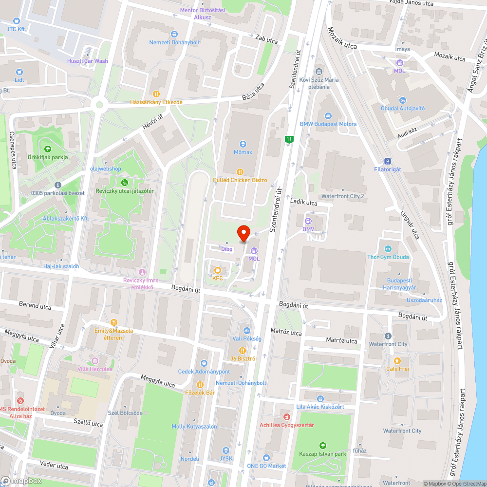 Halott fa bejelentés helye