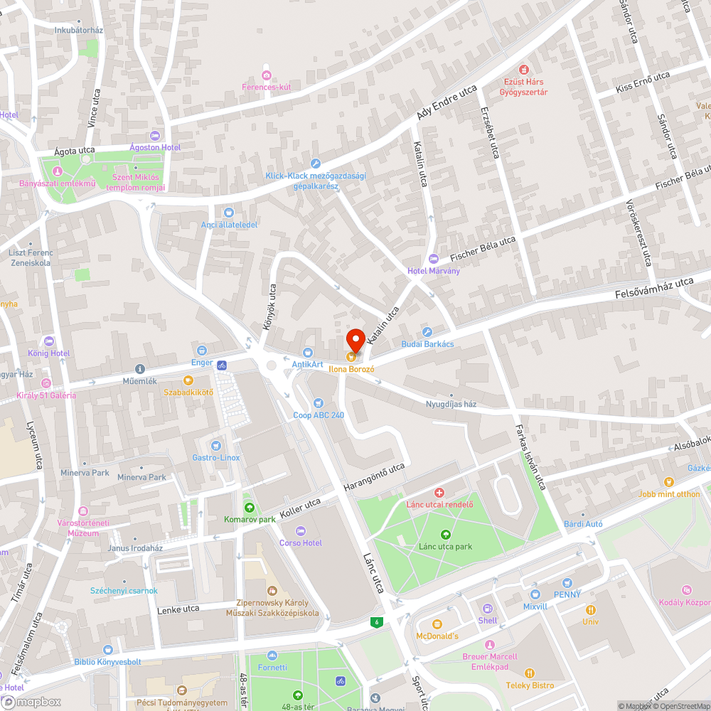 Veszélyes rozsdás ereszcsatorna bejelentés helye