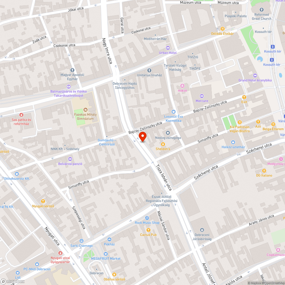 Hibás lámpafej bejelentés helye