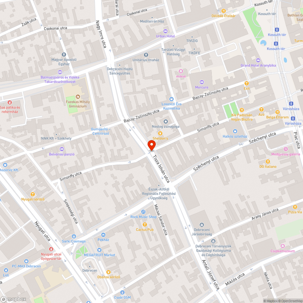 Hibás lámpafej bejelentés helye