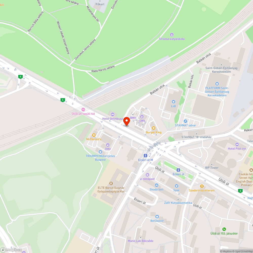 Terelő tábla bejelentés helye