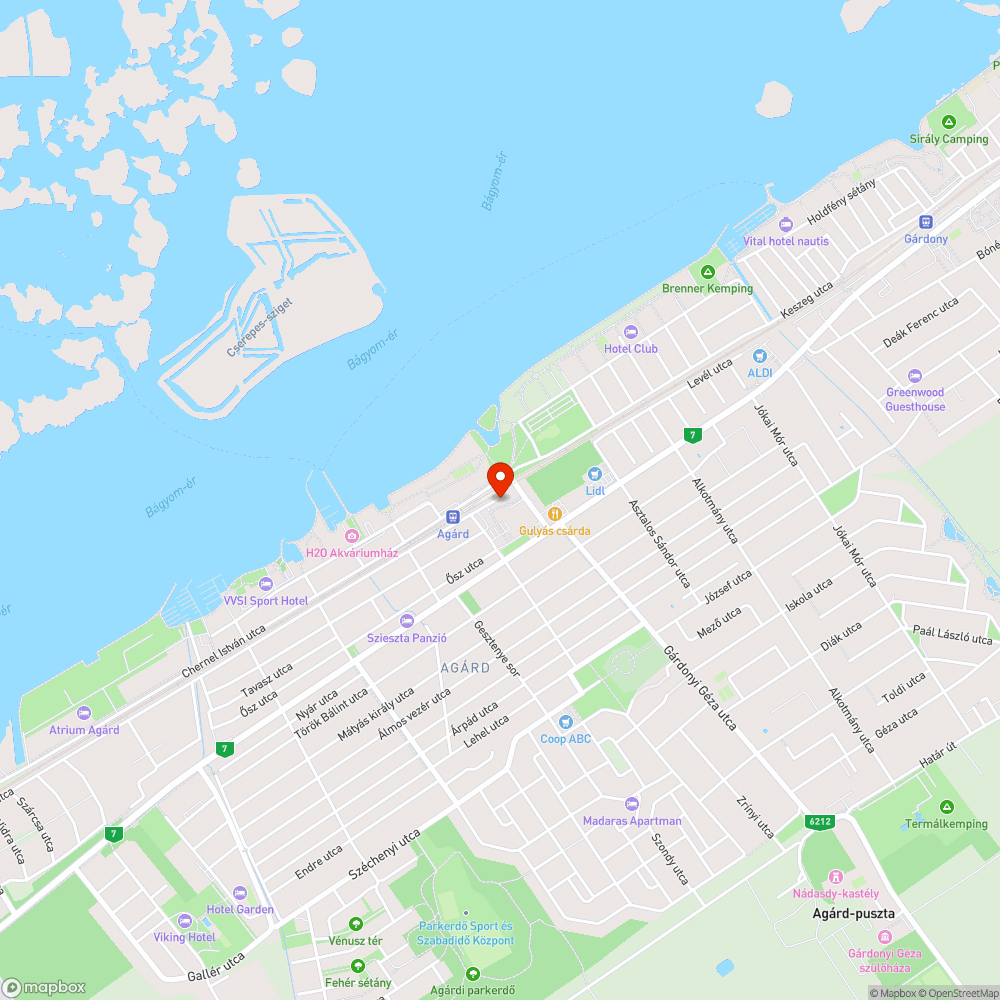 Összetört pad bejelentés helye