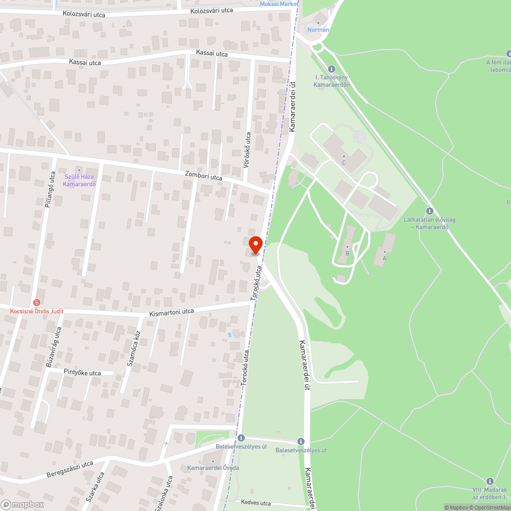 Ferde tábla bejelentés helye