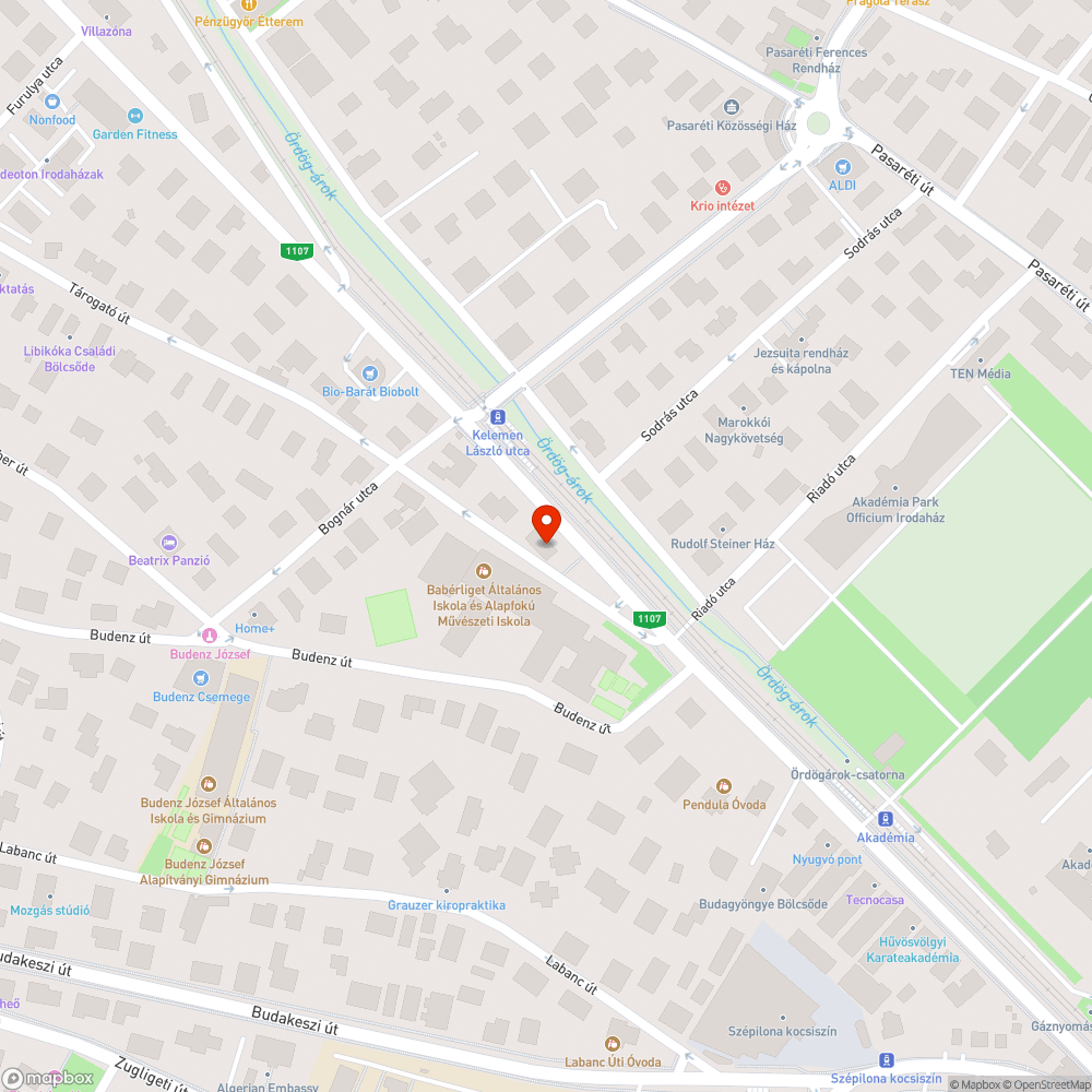 Zöldhulladék járdán és úttesten bejelentés helye