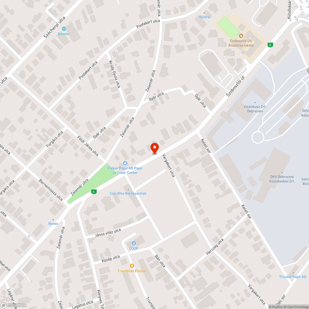 Hibás Citylight bejelentés helye