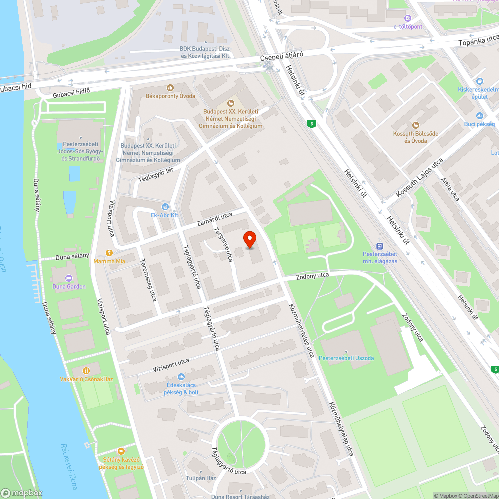 Egy útszakaszon 4 óriáskátyú bejelentés helye