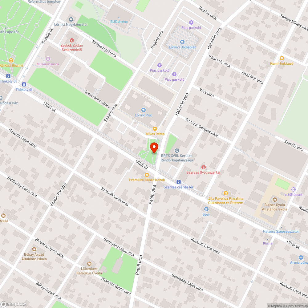 Rossz állapotú padok bejelentés helye