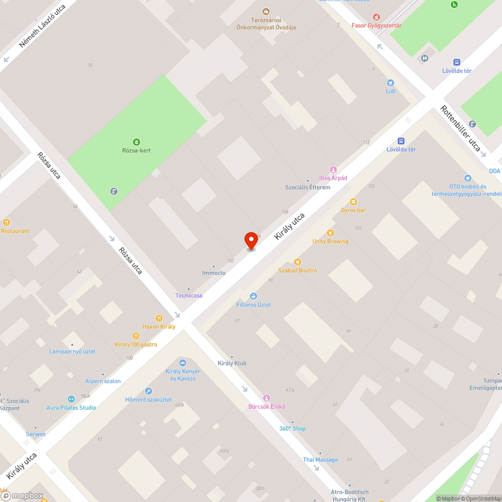 Kukák a járdán bejelentés helye