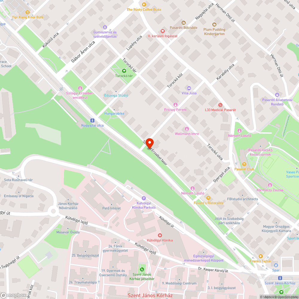 Veszélyes gödör bejelentés helye