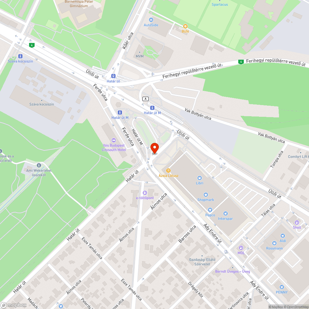 Teljesen lekopott zebra, hiányzó gyalogosátkelőhely tábla bejelentés helye