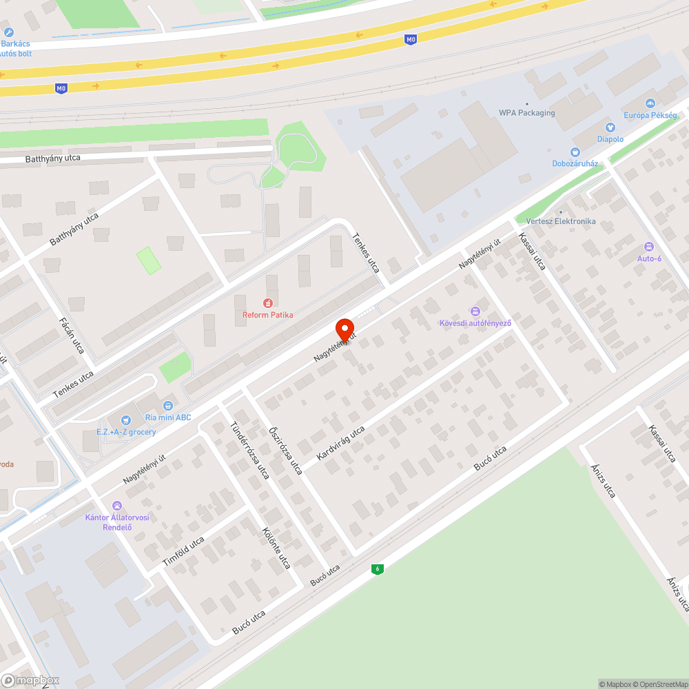 Elhagyott barna Skoda Favorit bejelentés helye