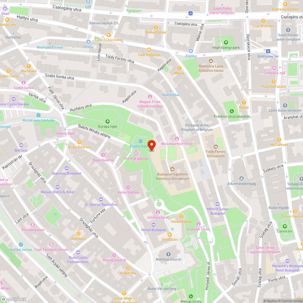 Veszélyes kőfal bejelentés helye