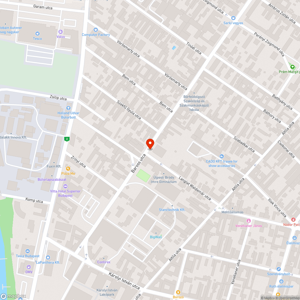 Szemét a járdán bejelentés helye