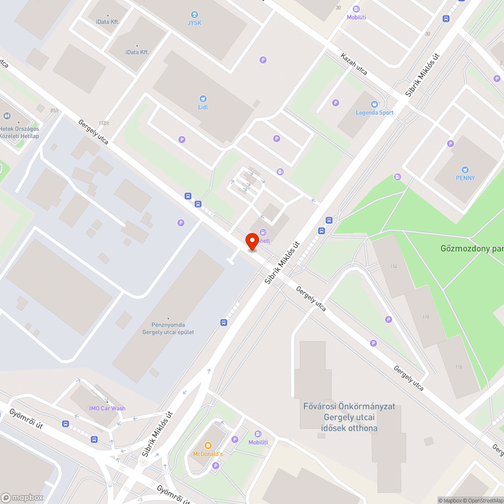 Koszos jelzőlámpatest és letört fényterelő bejelentés helye