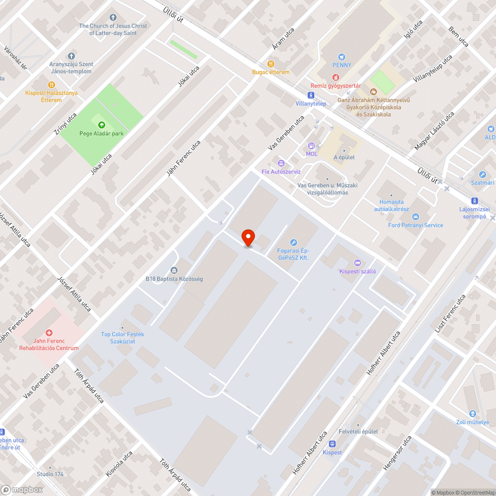 Közterületi szeméttelep bejelentés helye