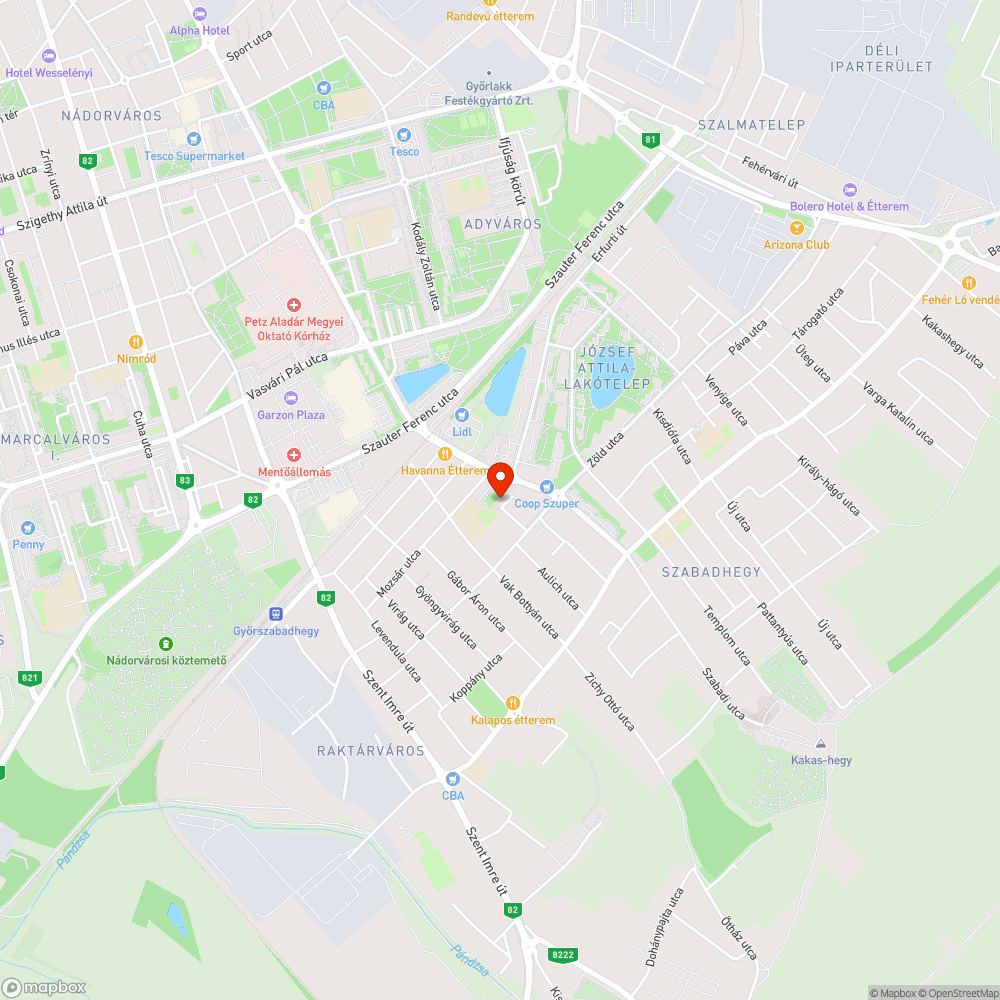 Nem működő közvilágítás bejelentés helye